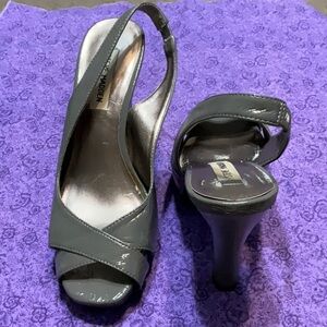 Steve Madden Elegant Gray Slingback Heels